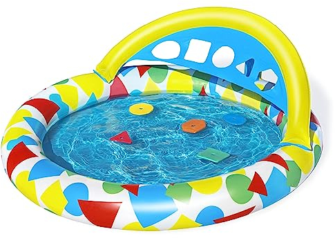 Bestway® 47 x 46 x 18/1.20m x 1.17m x 46cm Splash & Learn Kiddie Pool