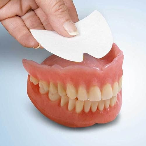 Easylife Super Denture Adhesive Cushions Pack of 30 – Moisture Activated Pads for Secure and Comfortable Hold – Adapts to Palate for Strong Fit with No Residue – Lower