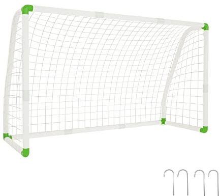 LZQ Fotbollsmål med målnät för barn och vuxna väderbeständig för trädgård eller fotbollsklubbar, lämplig 180 x 120 x 80 cm