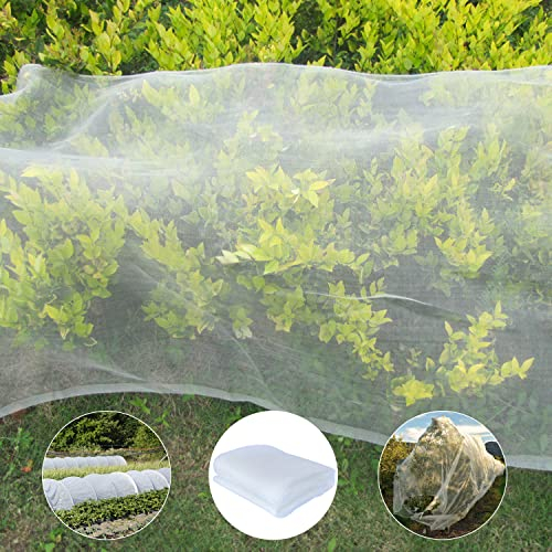 Garden Insect Netting 3x6m Fine Mesh Plants Protect Netting, Barrier Anti Bird Butterfly Netting for Vegetable Fruits Flowers Crops Protection