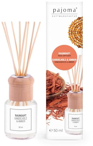 pajoma® Raumduft Sandelholz & Amber, 1er Pack (1 x 50 ml)