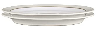Denby Natural Canvas Dinner Plate Set of 2, White