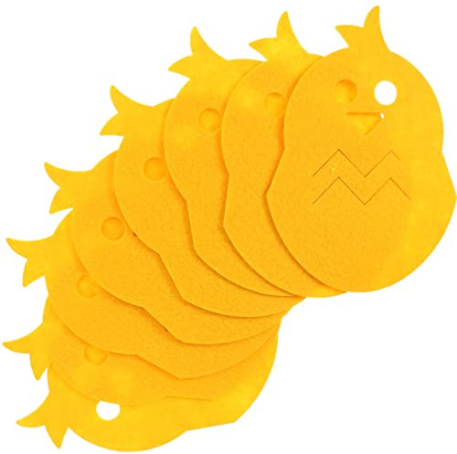 PRETYZOOM 8stücke Osterbesteckhalter in Hühnerform Bestecktasche Für Ostern Osterdekoration Geschirrbeutel Osterparty-accessoire Besteckbeutel Für Ostern