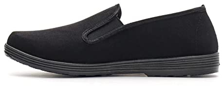 Kung Fu/Martial Arts/Tai Chi Shoes Rubber Sole Unisex Canvas Black Size 5 (230cm)