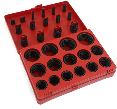 XYWHPGV 382pcs 30 Typ HNBR O-Ring Rapid Seals Sortiment Schwarz(79491 8da1c 83094 f56a3 b948b 53699