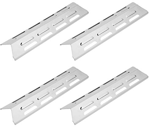 Hapivida 4 Pezzi di Ricambio per Griglia per Deflettore di Calore per Barbecue in Acciaio Inossidabile con Piastra Riscaldante per Barbecue, per Stoviglie da Chef