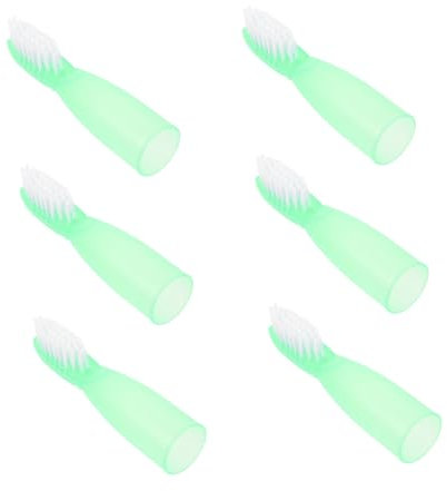 Gatuida 10 Stück Gefängniszahnbürsten Winzige Zahnbürsten mit Weichen Borsten Gefängnisbedarf Tragbare Zahnbürsten