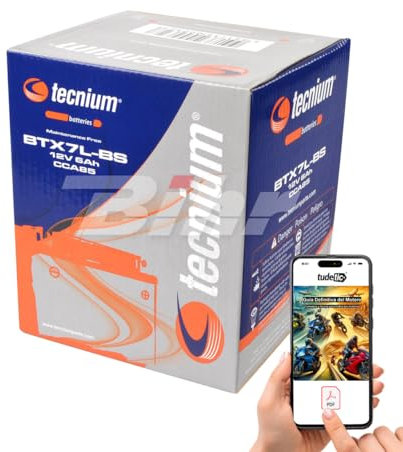 Bateria Btx7l-Bs (Sustituye 4824) + Un Exclusivo Libro Pdf sobre Motos Escrito por El Tudetic Team TUDETIC-PDF-329804