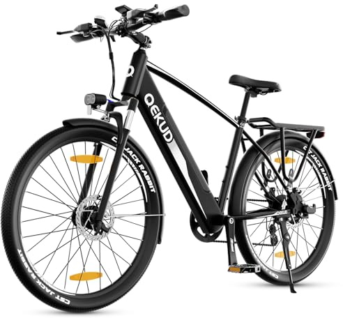 E-cykel mountainbike elcyklar, e-cykel 36 V/12,5 Ah batteri, elcykel för kvinnor och män, 7-växlad växellåda, LCD-skärm, med app