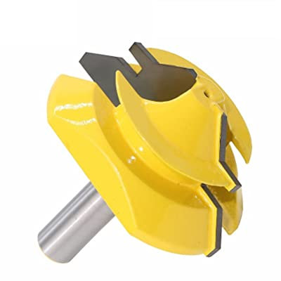 1PC 1/2 12.7MM Shank Milling Cutter Wood Carving Chamfer End Mills 45 Degree Lock Miter Router Bit 1 Stock Tenon Cutter