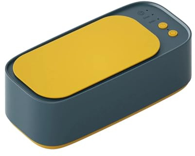 Pesderty Detergenti Portatili con Vibrazione Ad Alta Frequenza 3Gear Macchina per la Pulizia A 360°, Temporizzazione per Gioielli/Ciuccio/Strumento per il Trucco/Occhiali-B Facile da Installare Facile
