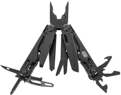 M-Tac Multitool Type 9 – 11-in-1 Multifunktionswerkzeug mit Zange, Messer, Schere, Schraubendreher & mehr, inkl. Nylonholster – Perfekt für Camping, Survival, Outdoor & EDC,