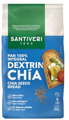 Vollkorn-Toastbrot mit Chiasamen SD, 300 g, 6er Pack