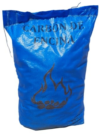 Carbón de Encina para Barbacoa, Combustible Sólido para Parrilla (15kg)