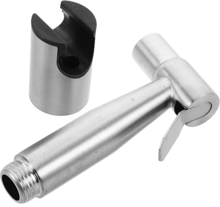 SOPOTUTU Kit Spruzzatore Bidet Portatile in Acciaio Inossidabile per Bagno e Camper per Pulizia Wc e Pannolini Design Compatto con Installazione Rapida e Manutenzione Facile