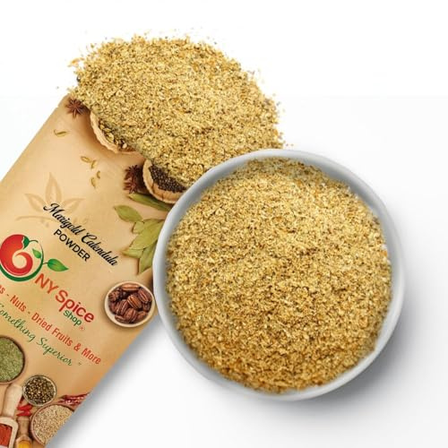 NY Spice Shop Marigold (Calendula) Powder - 1 Pound Dried Ground Marigold Calendula Flowers Tea Powder