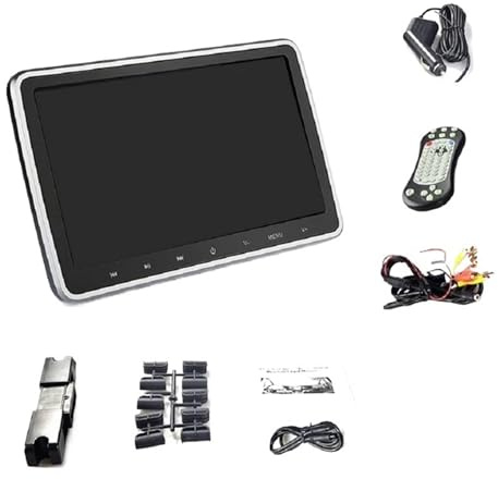 Monitor Poggiatesta For Auto Da 10,1 Pollici Supporta Giochi USB/SD/HDMI/cuffie/FM/CD/VCD MP5 DVD Tablet Lettore Video 1024 * 600 HD Pulsante Touch