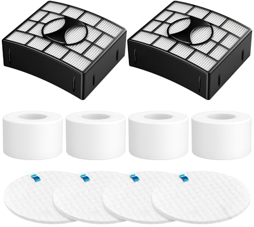 Colorfullife Filter Replacement for Shark Rotator DuoClean Powered Lift Away Speed Vacuum NV680 NV681 NV682 NV683 NV800 NV801 NV803 UV810, Replaces Part XHF680 and XFF680
