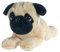 L&B Supersüß, liegender Mops Kuscheltier, plüsch 23 cm