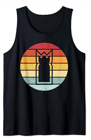 Vintage KUBB Motiv Wikingerspiel Wikingerschach Retro Grafik Tank Top