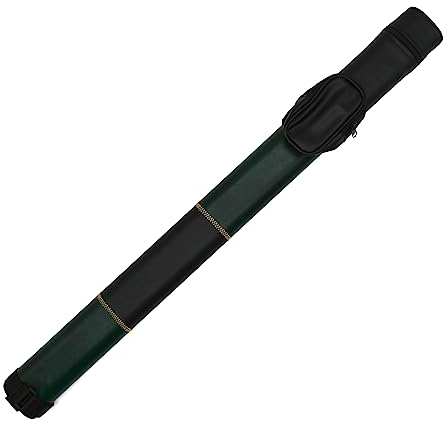BILMAG Billard Pool Queue Köcher Tasche Queueköcher, Cue Player II, 1/1, 82 cm (Schwarz - Grün)