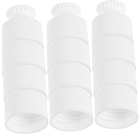 BESPORTBLE 40pcs Sports Water Bottle Cap Replacement Push Pull Screw Caps for Reusable Plastic Bottle Leak