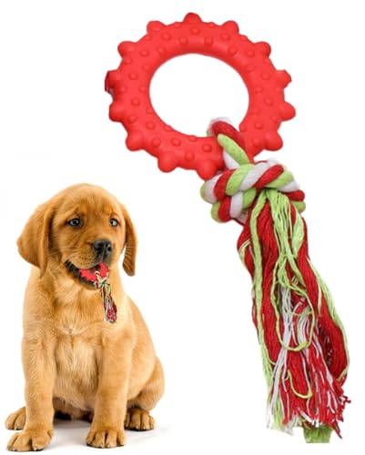 Shurzzesj Weiches Kauspielzeug für Hunde - Mundpflege Seil Hundespielzeug - Zahnen Welpenspielzeug, Kauspielzeug für Welpen, Spielzeit, Training