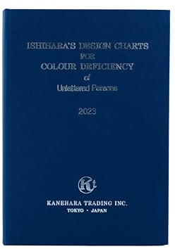 Ishihara Farbseh-Test Buch 14 Tafeln mit Benutzerhandbuch