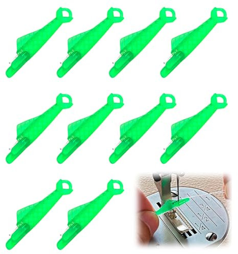 SYCSYH 10 Stück Nadeleinfädler Einfädelhilfes Nadel Einfädler Nähmaschinen-Nadeleinfädler Kunststoff Nähnadeln Einfädler Automatischer Nähen Einfädler Werkzeug für DIY und Nähmaschinen