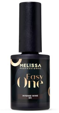 Melissa Smalto Semipermanente EasyOne - Smalto Semipermanente per Unghie Raffinate (Vino Intenso, 8 ml)