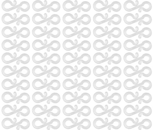 50 Pcs Gutter Hooks,Mini Plastic Outdoor Christmas Lights Hanging Hooks Party Lights Hanger Wire Holder for Christmas/Birthday/Anniversary Decoration