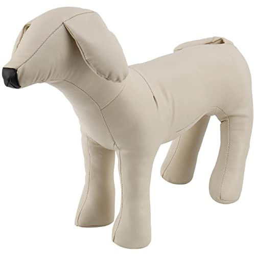 Reinscer Leder Hund Schaufensterpuppen Stehend Stellung Hund Modelle Spielzeug Haustier Tier Geschaeft Schaufensterpuppe M