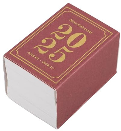 VILLFUL Retro Mini Tischkalender Im Vintage-stil Zum Abreißen Kompakter Abreißbarer Schreibtischkalender Für Büro Und Zuhause Dekorativer Home Desk Planer Mit Klarer Monatsanzeige