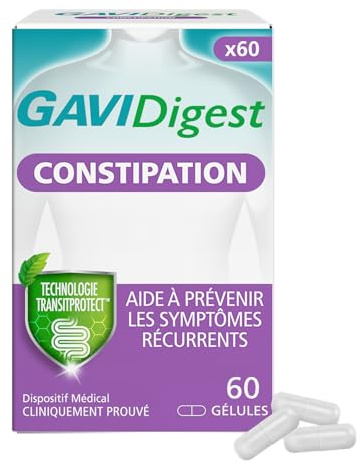 GAVIDigest Constipation, 60 gélules, sans gluten, sans lactose