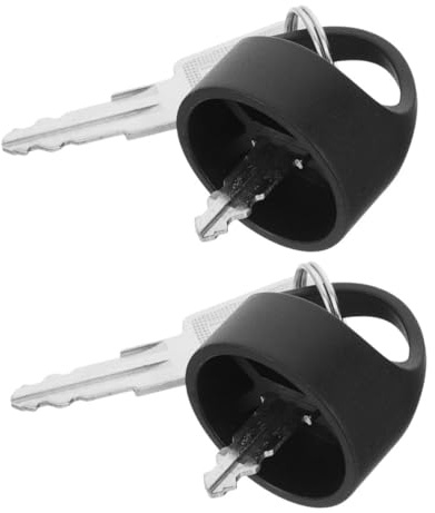 FOMIYES Krückenhalter für Elektromobil Ersatzschlüssel für Elektromobil Edelstahl 2 Satz für Senioren Elektromobile und Rollstühle