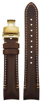 Gebogenes Ende 22mm 20mm Leder Uhrenarmband passend for Tudor Black Bay/Seiko/Casio/Armani/Hamilton