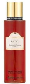 CP Prestige – Brume Parfumée Sultan – 250 ml – Musc Blanc, Bois de Santal & Oud – Brume Corps & Cheveux Unisexe – Sensuelle, Enveloppante & Longue Tenue