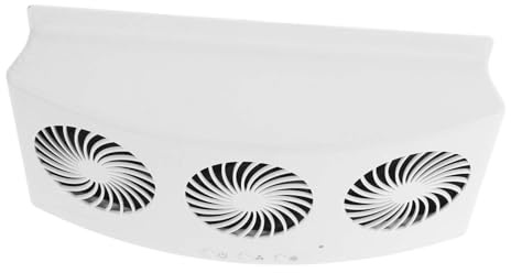 Cabilock Solar Powered Car Window Vent Fan for Heat Reduction Efficient Air Circulation Cooler with Easy Installation Auto Exhaust Fan Compatible with Vehicles