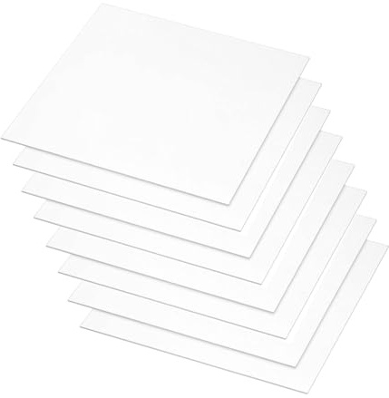 Akrylklar Wave Ripple Sheet, Klara akrylskivor, 8-pack, flera storlekar(100mmx200mmx4mm)