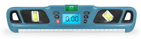 Livello digitale, Display A LED Per Goniometro Elettrico Con Mirino Angolare A 360 Gradi, Inclinometro Digitale Magnetico,per la costruzione di misurazioni(Blue)