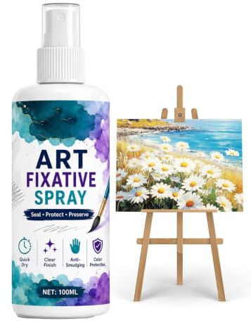Fixativ-Spray für Pastellkreiden 100 ml Verschmierfest Schnell Trocknend