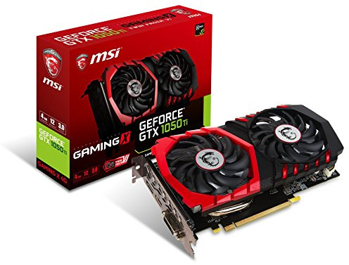 MSI Gaming Scheda grafica GeForce GTX 1050 TI GAMING X 4G GDDR5 DirectX 12 VR Ready