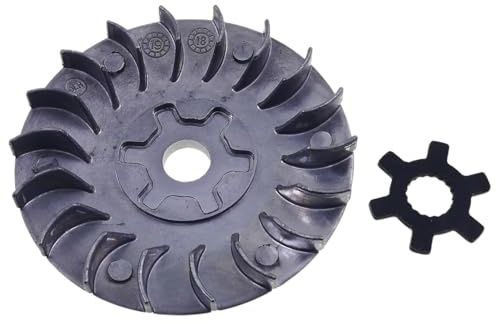 2EXTREME Riemenscheibe+Stern Minarelli 13mm KW kompatibel mit Yamaha Aerox | Liegende/stehende Minarelli Motoren; 13mm KW-Stumpf, Sternscheibe enthalten; kompatibel mit MBK Booster 50, Aprilia Amico 50