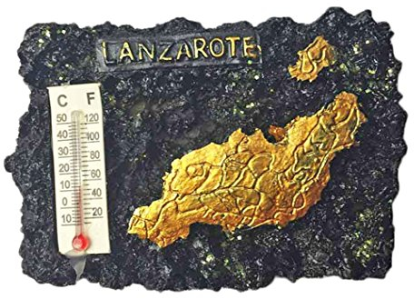 Lanzarote Spain Refrigerator Magnet 3D Thermometer Travel Sticker Souvenirs Collection,Home & Kitchen Decoration,Spain Fridge Magnet from China