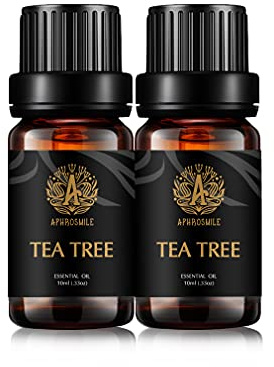 Árbol de té aromaterapia Aceites esenciales establecidos,100% de Pure Tea Tree Aceites esenciales perfumados,2 * 10 ml dedel árbol del té aromaterapia aceites esenciales Perfumes Set