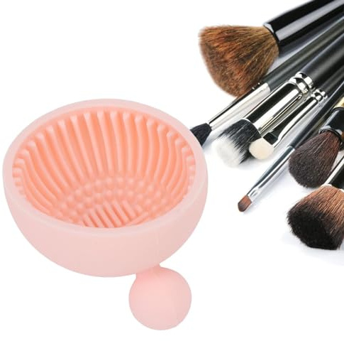 Agatige Nettoyeur Pinceau Maquillage, Silicone Tapis De Bol De Nettoyage De Brosse De Maquillage Brosse De Maquillage Épurateur Tampon Brosses Cosmétiques Nettoyant Outil De Lavage Portable Épurateur