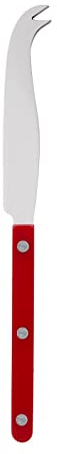 SABRE PARIS - Coltello da formaggio 24 cm - Bistrot - Per tutti i formaggi - Acciaio inox e nylon - Va in lavastoviglie - Bordeaux