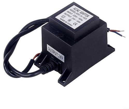 Transformateur LED 24 V CA/AC - Bloc d'alimentation extérieur - Transformateur IP67 pour éclairage LED et pompes de bassin - 20 W