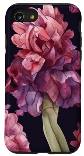 Coque pour iPhone SE (2020) / 7 / 8 Motif floral sauvage aquarelle jacinthe