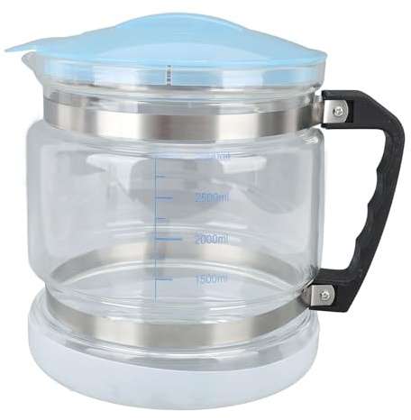 Multipurpose Glass Collection Bottle, 4L Distiller Water Container, Water Distiller Glass Pot Compatible with Most Countertop Water Distiller, Glass Jar for Home Dental Beauty